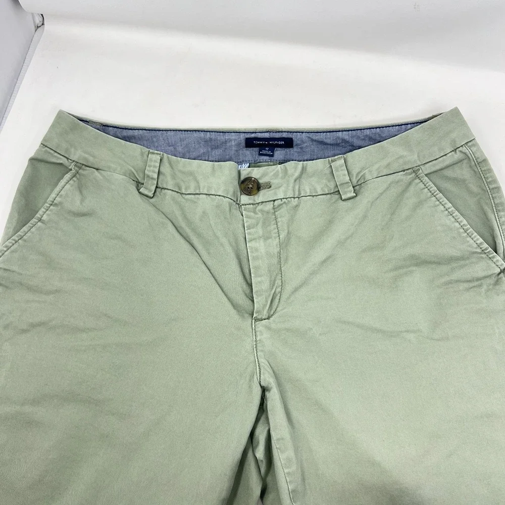Tommy Hilfiger Ankle A La Cheville Pants Women's Light Olive Green Size 12